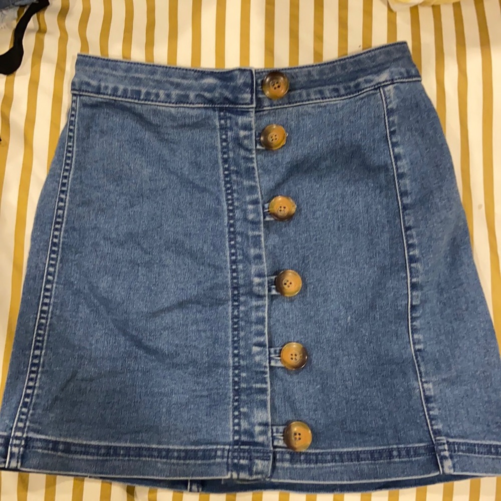 jean skirt